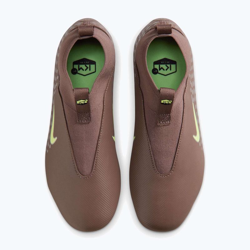 Кросівки футбольні дитячі Nike Mercurial Superfly 10 Academy "Kylian Mbappé" Jr FG plum eclipse/metallic silver 5