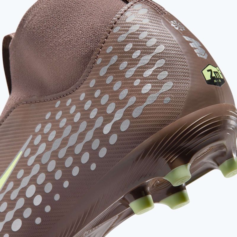 Кросівки футбольні дитячі Nike Mercurial Superfly 10 Academy "Kylian Mbappé" Jr FG plum eclipse/metallic silver 8