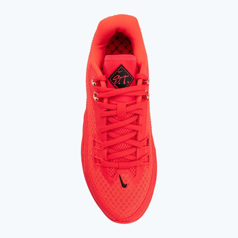 Кросівки баскетбольні чоловічі Nike Street Flare bright crimson/gum light brown/black 5
