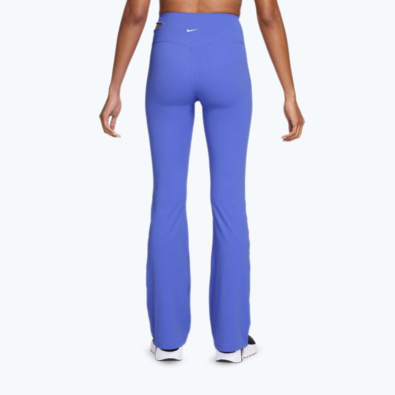Штани для тренувань жіночі Nike Zenvy High-Waisted Flared sapphire/white 2
