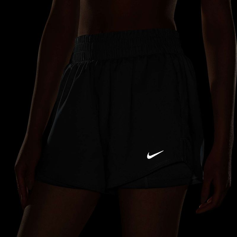 Шорти жіночі Nike One Dri-Fit High-Waisted 3" 2In1 smoke grey/heather/white 5