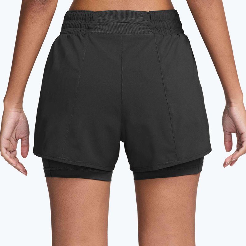 Шорти жіночі Nike One Dri-Fit High-Waisted 3" 2In1 black/white 2