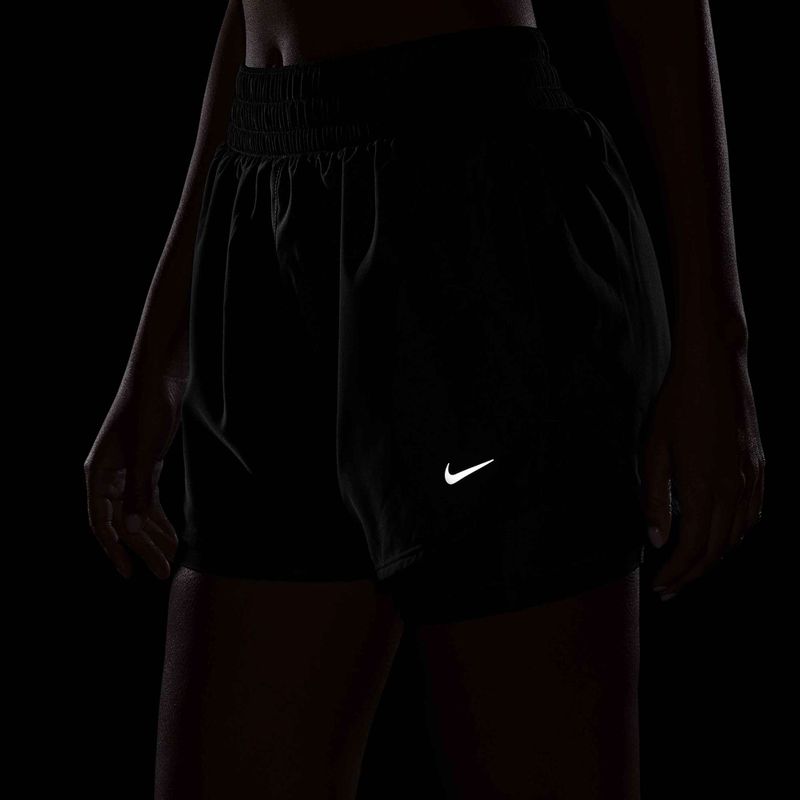 Шорти жіночі Nike One Dri-Fit High-Waisted 3" 2In1 black/white 5