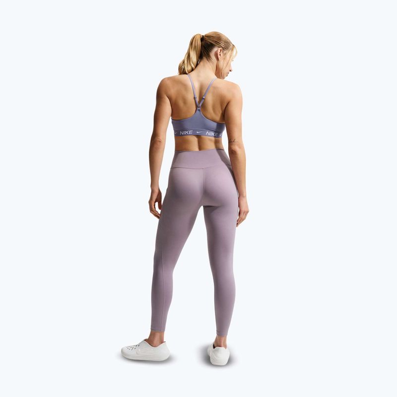 Легінси для тренувань жіночі Nike One High-Waisted 7/8 light violet ore/white 3