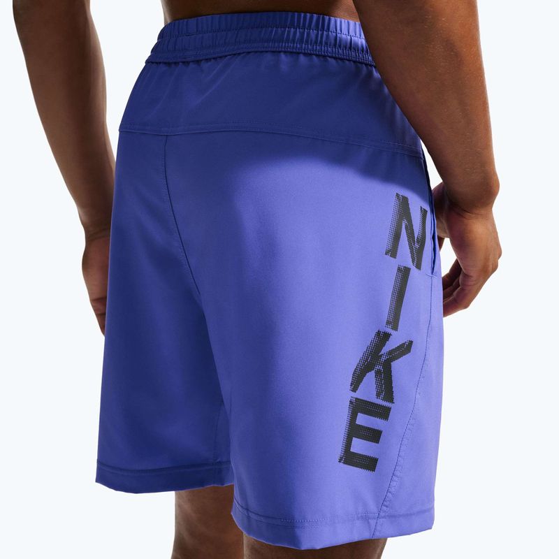 Шорти для тренувань чоловічі Nike Form Dri-Fit Versatile 7" persian violet/black 4
