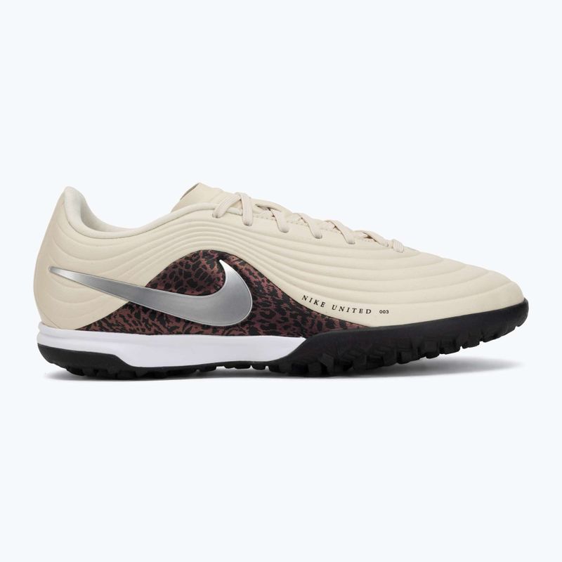 Кросівки футбольні чоловічі Nike United Tiempo Maestro Academy TF fossil/burgundy crush/metallic silver 2