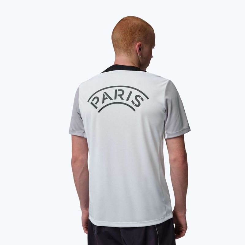 Футболка футбольна чоловіча Nike Paris Saint-Germain Strike SE white/atmosphere grey/black 3