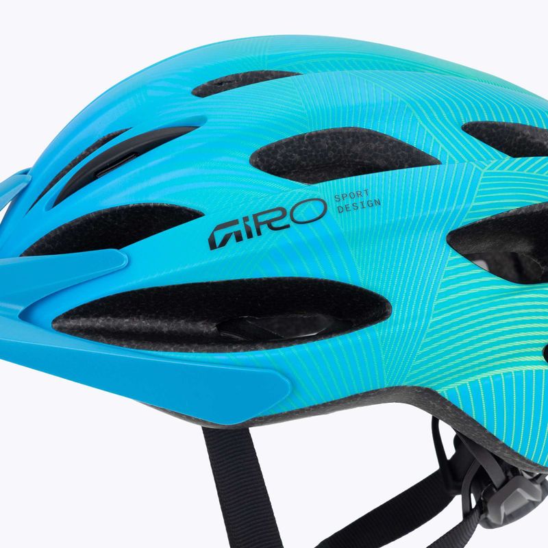 Шолом велосипедний дитячий Giro Raze matte blue/green 7