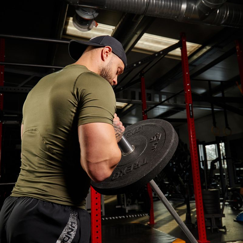 Диски бамперові олімпійські XTREXO чорні TRX-BMP005 5 кг 8