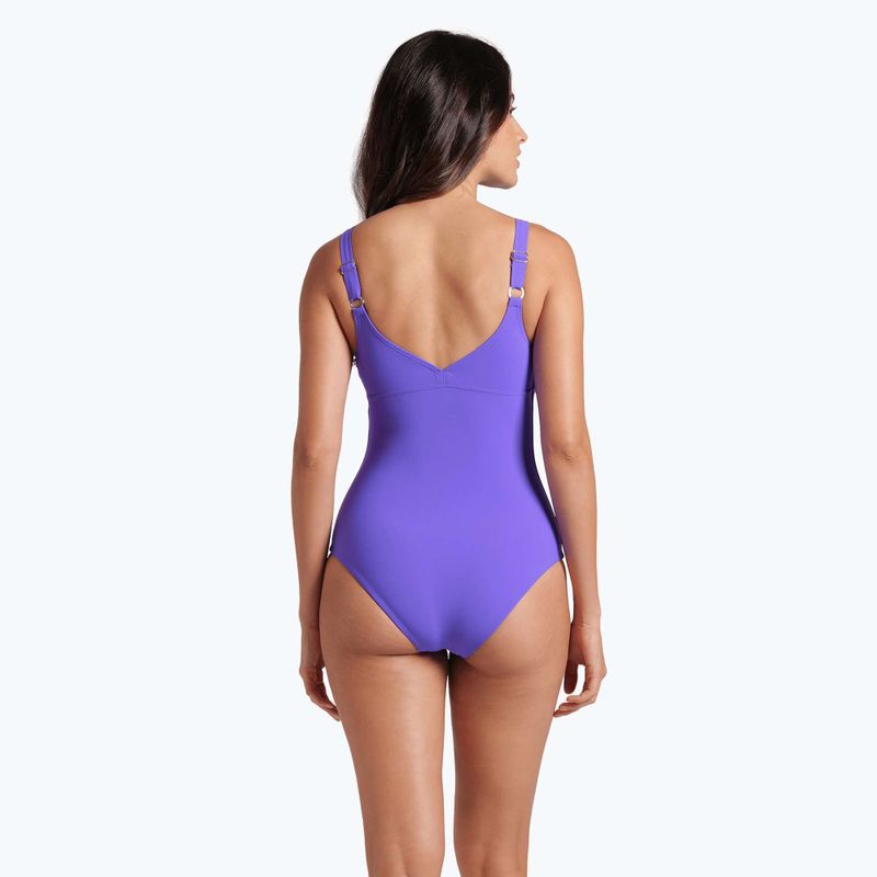 Купальник суцільний жіночий arena ginevra Wing Back violet 7