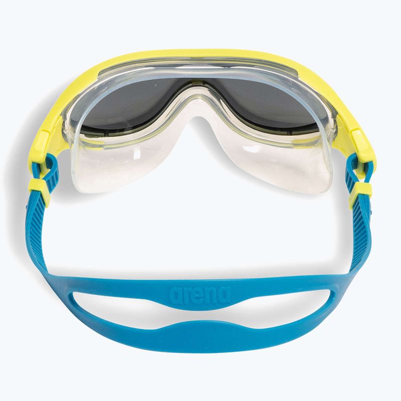 Окуляри для плавання дитячі arena The One Mirror Jr silver/soft green/blue cosmo 3