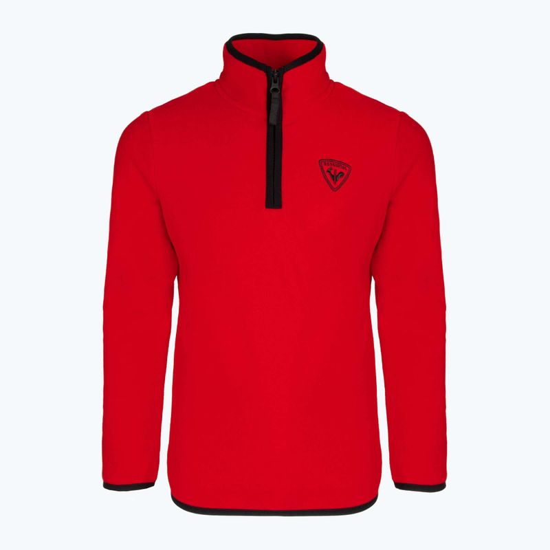 Спортивний червоний дитячий світшот Rossignol Jr Strawpile Fleece Fz 6