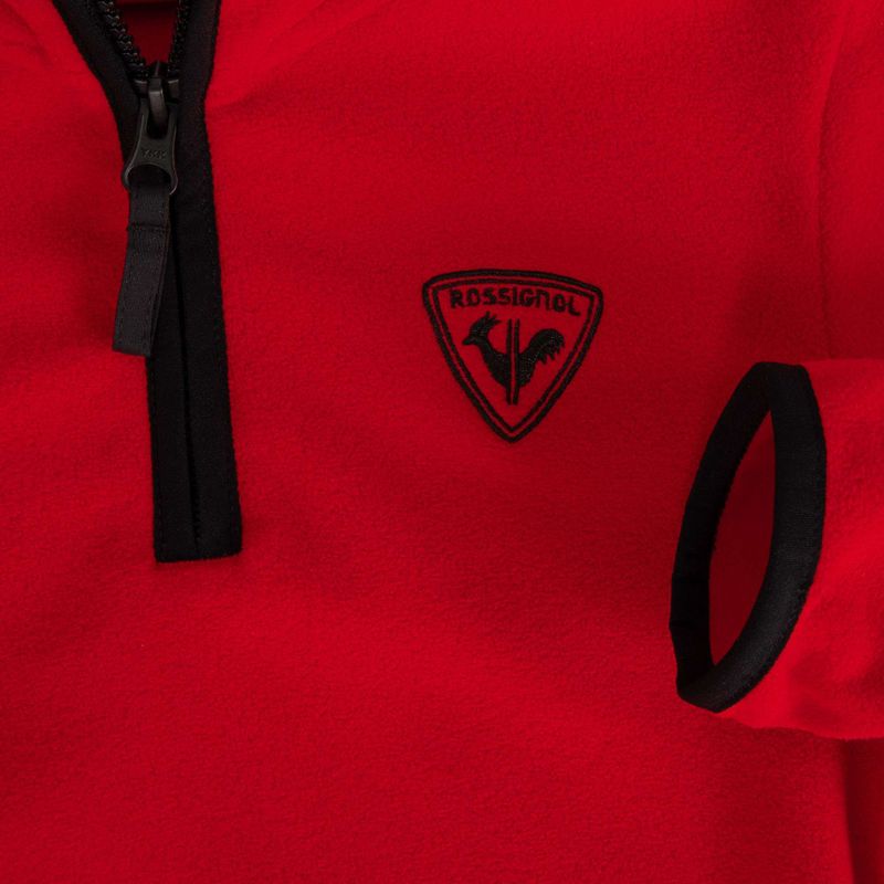 Спортивний червоний дитячий світшот Rossignol Jr Strawpile Fleece Fz 8