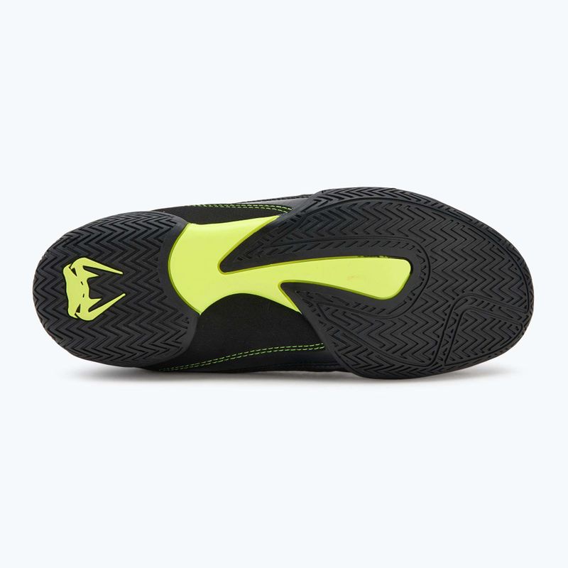 Кросівки боксерські чоловічі Venum Training Camp 4.0 Boxing black/neo green 4
