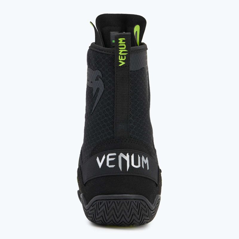 Кросівки боксерські чоловічі Venum Training Camp 4.0 Boxing black/neo green 6