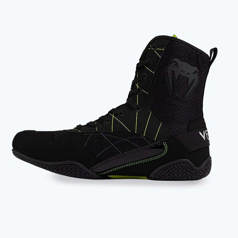Кросівки боксерські чоловічі Venum Training Camp 4.0 Boxing black/neo green 8
