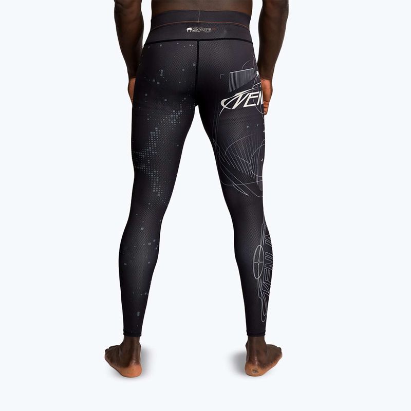 Легінси для тренувань чоловічі Venum Eclipse Spats black/ivort 3