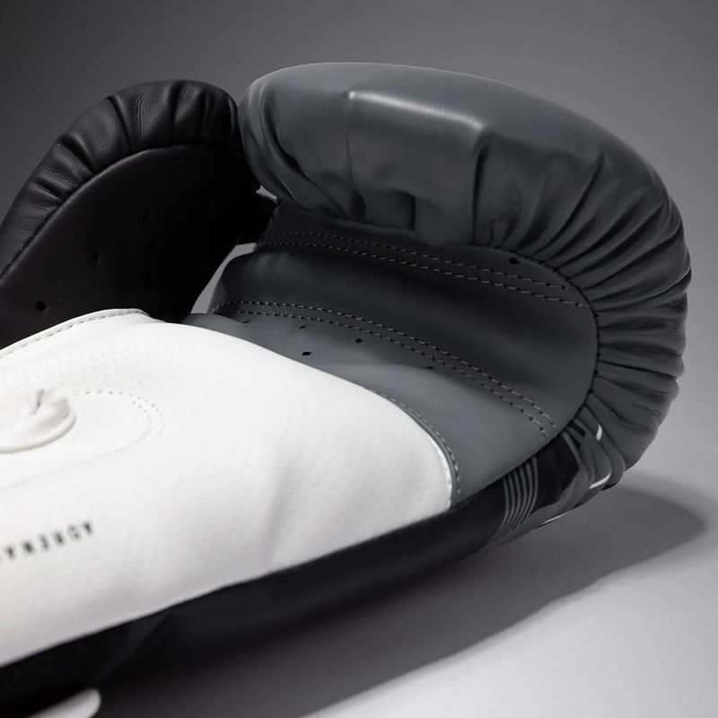 Рукавиці боксерські Venum Adrenaline Boxing black/silver grey 3