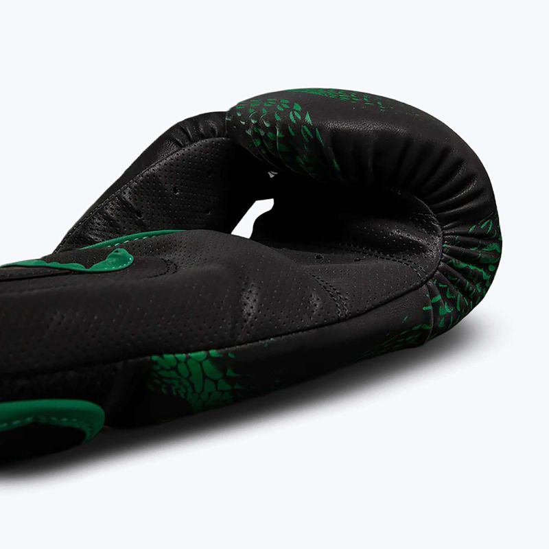Рукавиці боксерські Venum Matupa Boxing black/green/gold 3