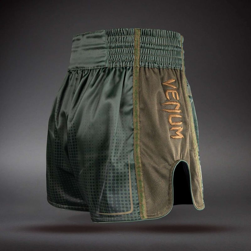 Шорти для тренувань Venum Stealth Muay Thai Khaki/Dark Green 4