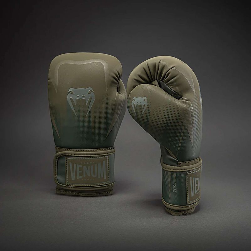 Рукавиці боксерські Venum Stealth Boxing khaki/dark green 2