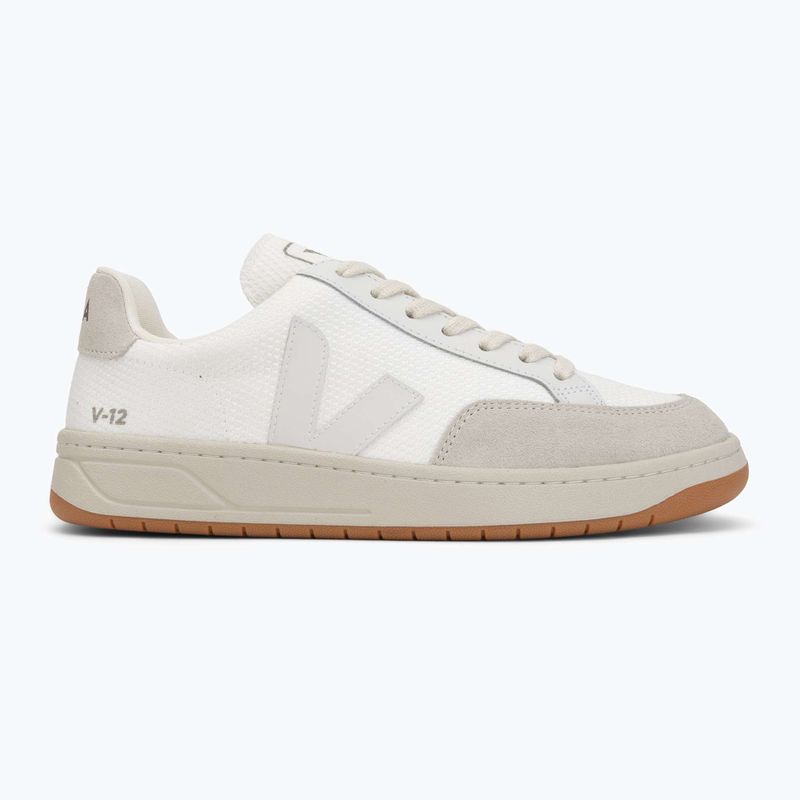 Кросівки чоловічі VEJA V-12 Leather white/natural 2