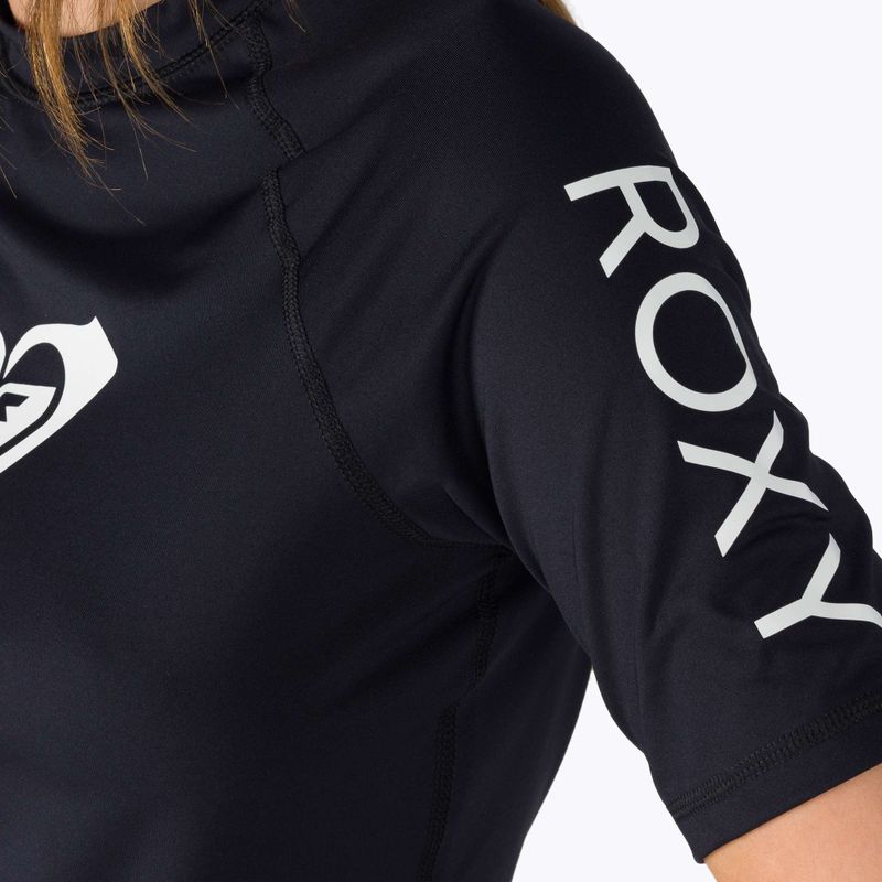 Футболка для плавання жіноча ROXY Whole Hearted anthracite 4