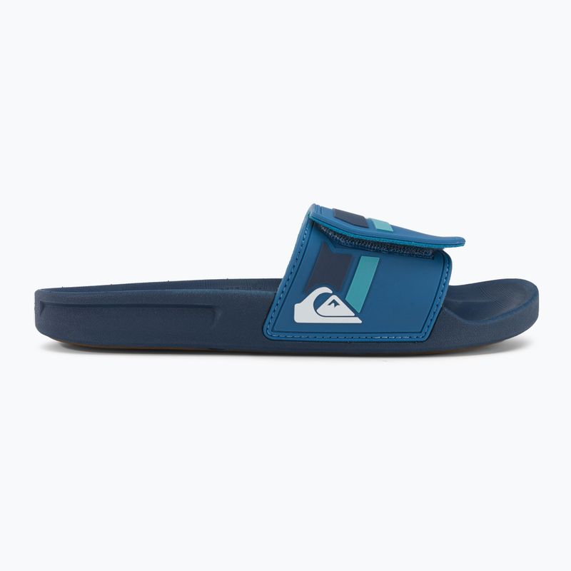 Шльопанці чоловічі Quiksilver Rivi Slide Adjust blue/blue/green 2