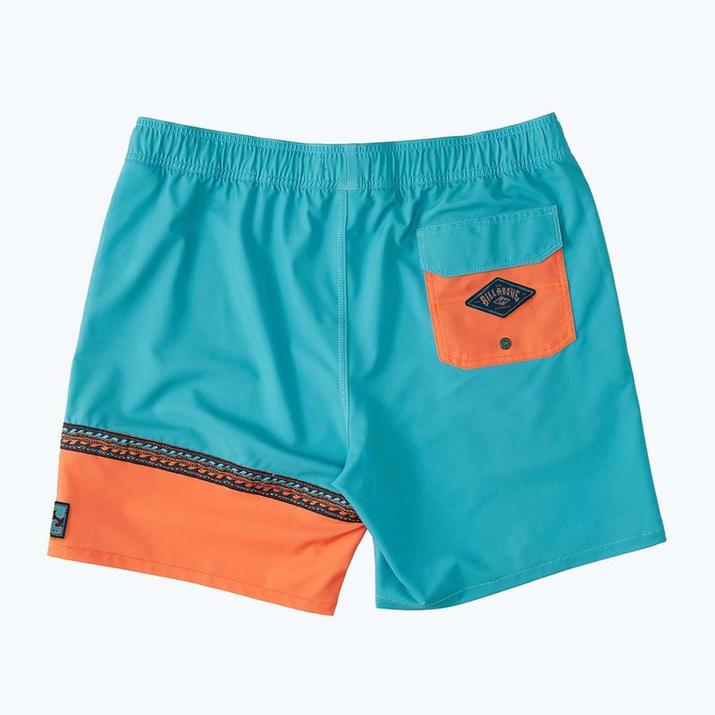 Шорти для плавання чоловічі Billabong Burleigh Layback aqua 4