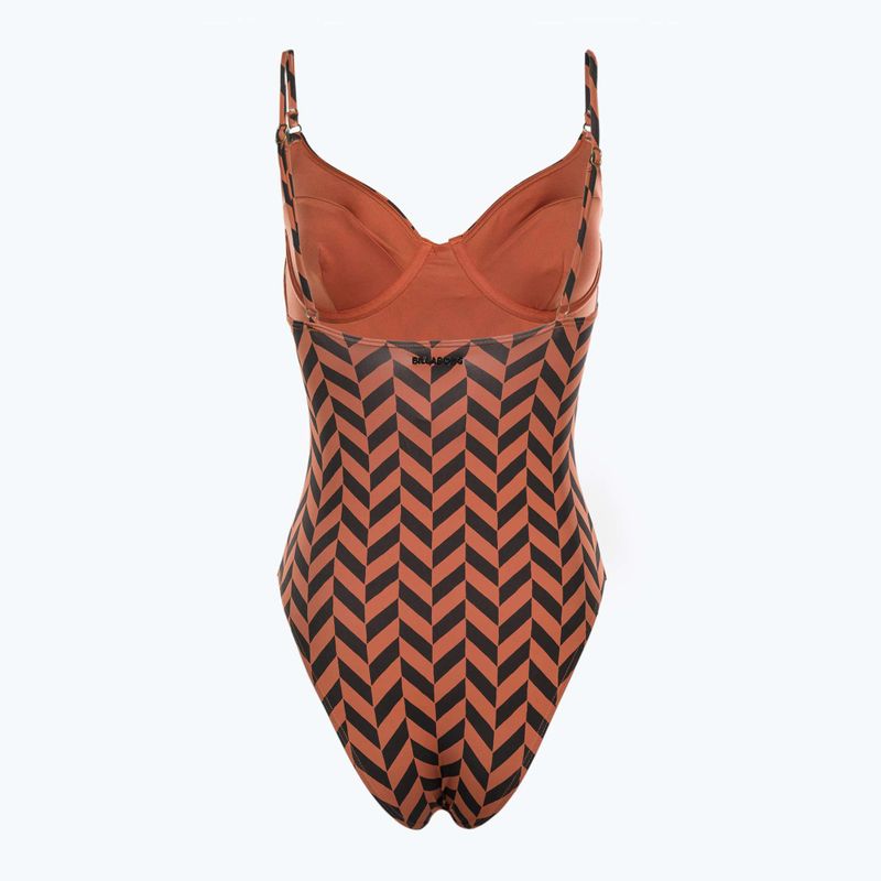 Купальник суцільний жіночий Billabong Cross Step brick 5