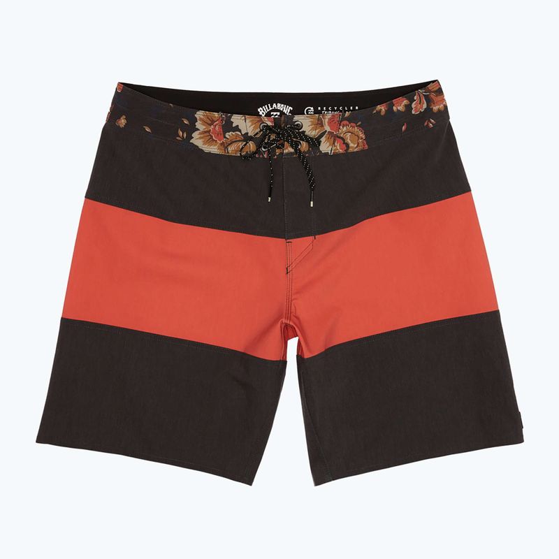 Чоловічі плавальні шорти Billabong Tribong Pro випрані червоні 5