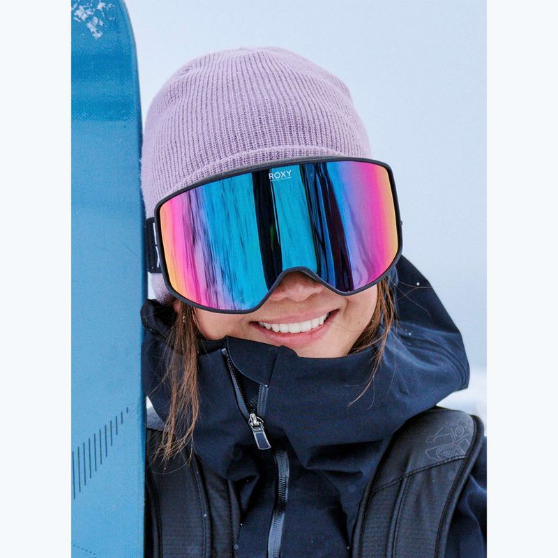 Окуляри для сноуборду жіночі ROXY Storm W black/clux мл pink gold 7
