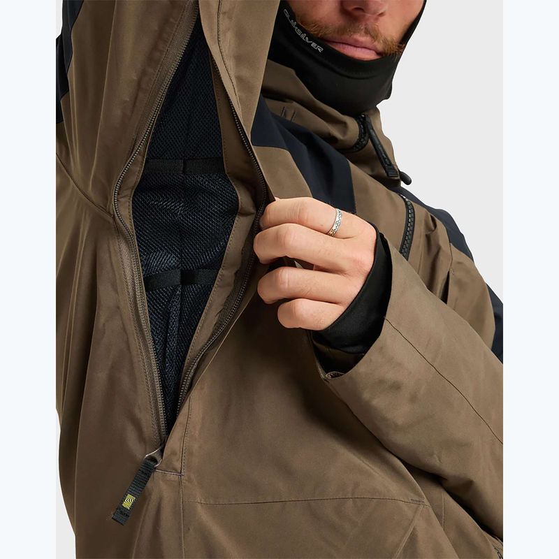 Куртка для сноуборду чоловіча Quiksilver Forever Stretch GTX canteen 6