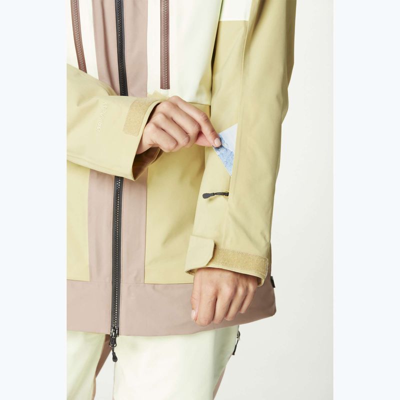 Куртка лижна жіноча Picture Haakon roebuck / lime / cream hemp 5