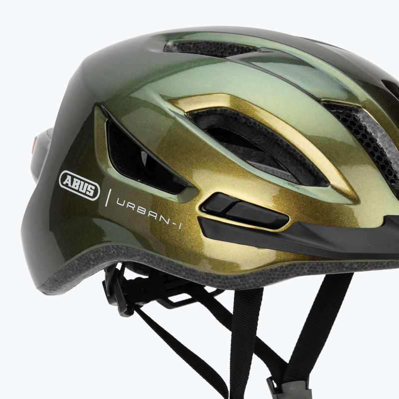 Шолом велосипедний ABUS Urban-I 4.0 pepper green 10
