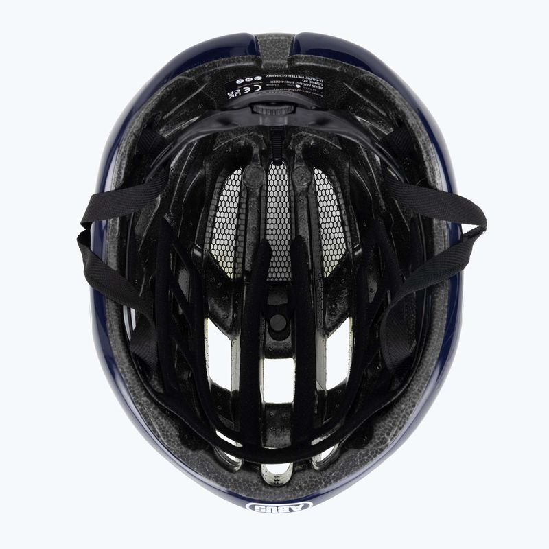 Шолом велосипедний ABUS AirBreaker Movistar Team 24 navy/yellow/white 5