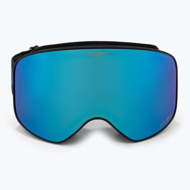 Окуляри гірськолижні Alpina Slope Q-Lite black/blue matt/blue 2