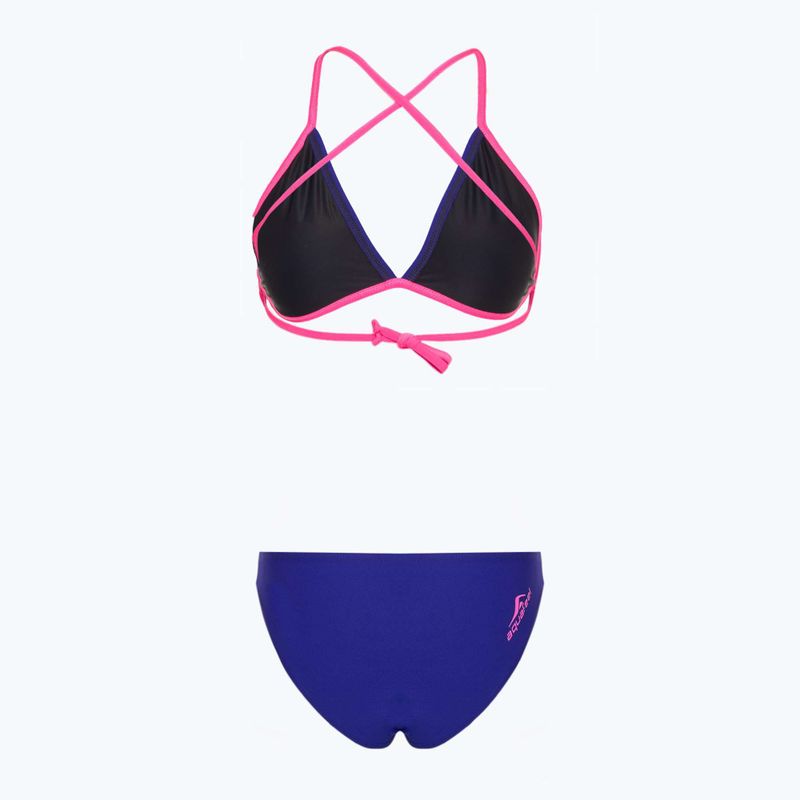 Купальник роздільний aquafeel Sun Bikini blue pink flames 2