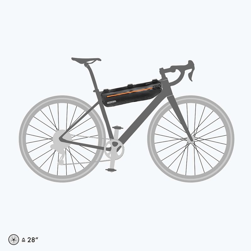Сумка велосипедна Ortlieb Bike Packing під раму Frame-Pack Toptube чорна  O-F9942 7