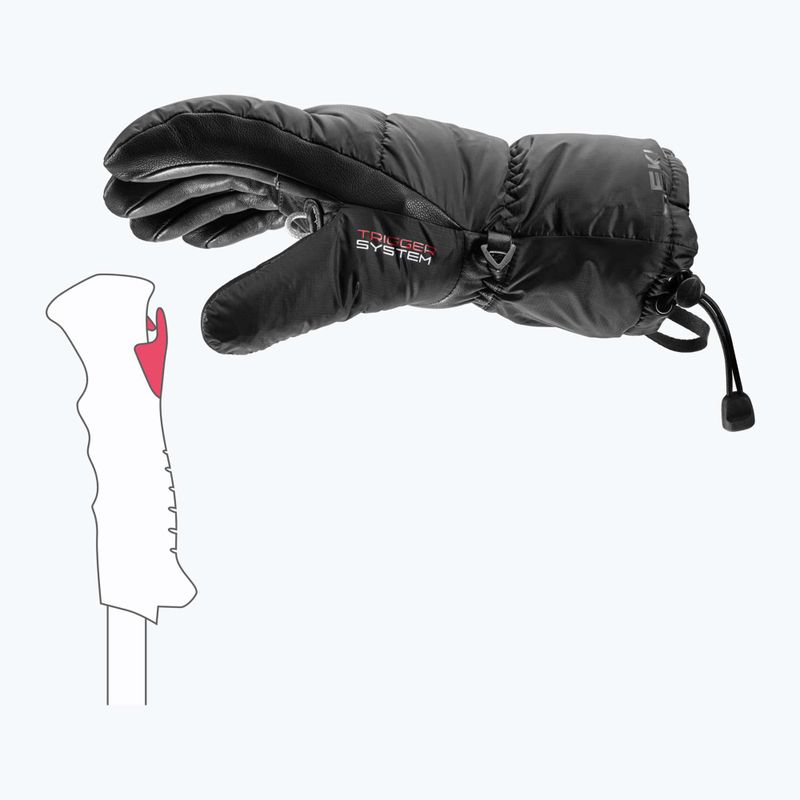 Рукавиці гірськолижні жіночі LEKI Glace 3D Women black 5