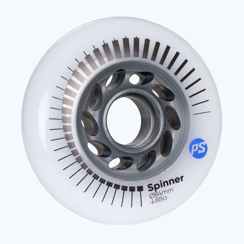 Колеса для роликів Powerslide Spinner 84 mm/88A 4 pcs. white 2