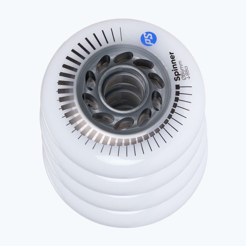 Колеса для роликів Powerslide Spinner 84 mm/88A 4 pcs. white 3