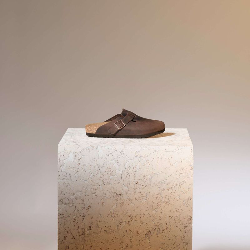 BIRKENSTOCK Boston LEOI Вузькі шльопанці хабана 8