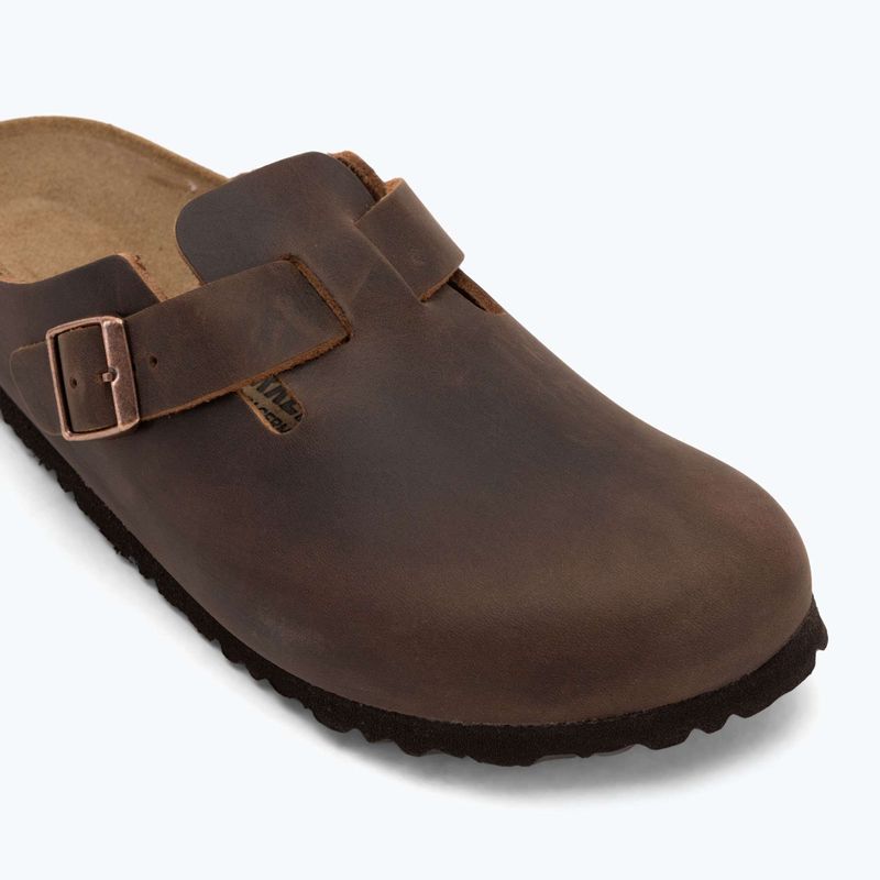 BIRKENSTOCK Boston LEOI Вузькі шльопанці хабана 7