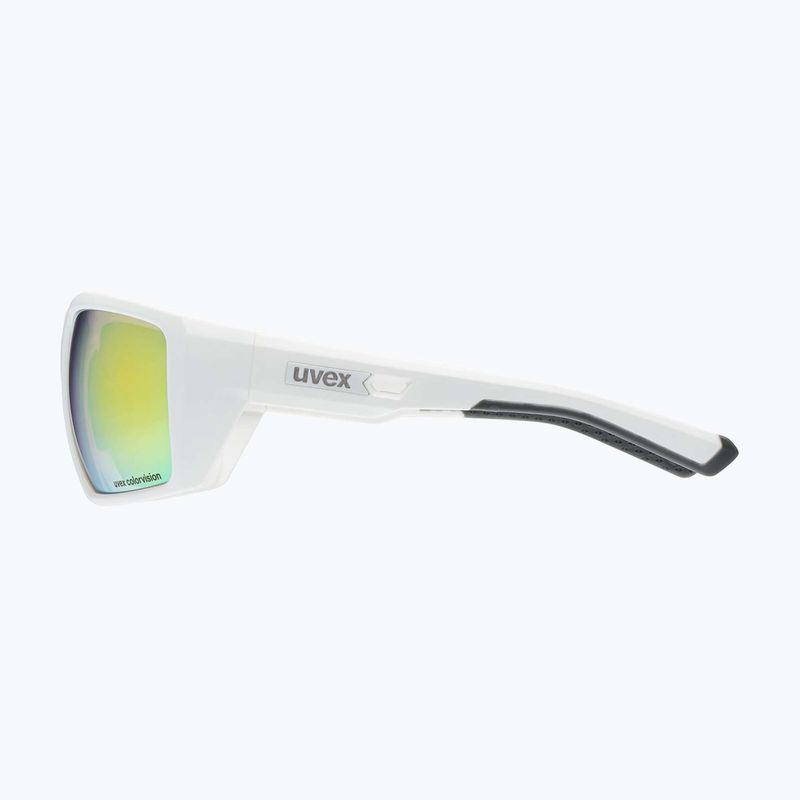 Окуляри сонцезахисні UVEX Mtn Venture CV white matt/mirror gold 4