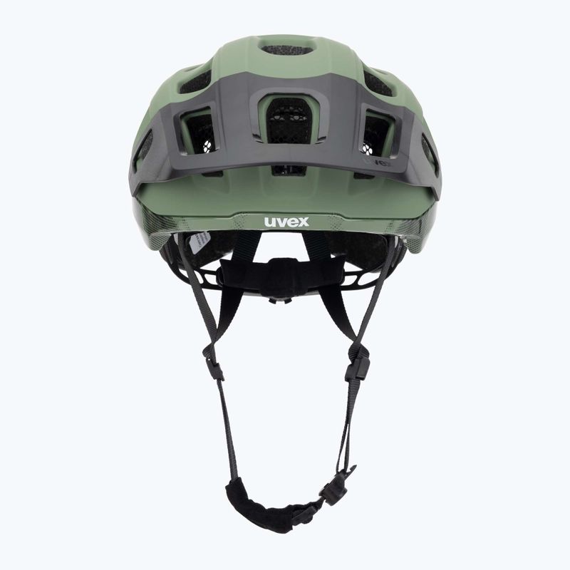 Шолом велосипедний UVEX React MIPS moss green/black matt 2