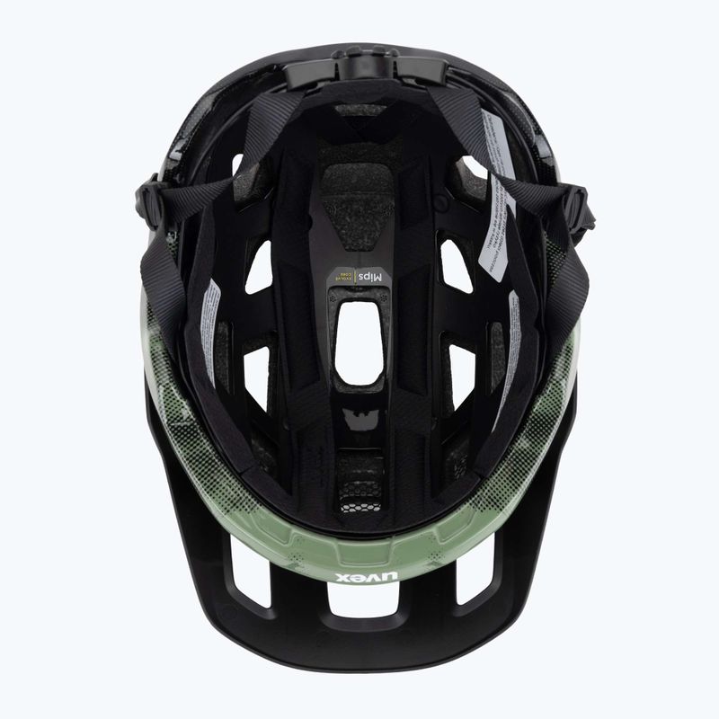 Шолом велосипедний UVEX React MIPS moss green/black matt 5