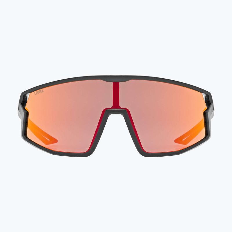 Окуляри сонцезахисні дитячі UVEX Skyryse Jr black matt/mirror red 2