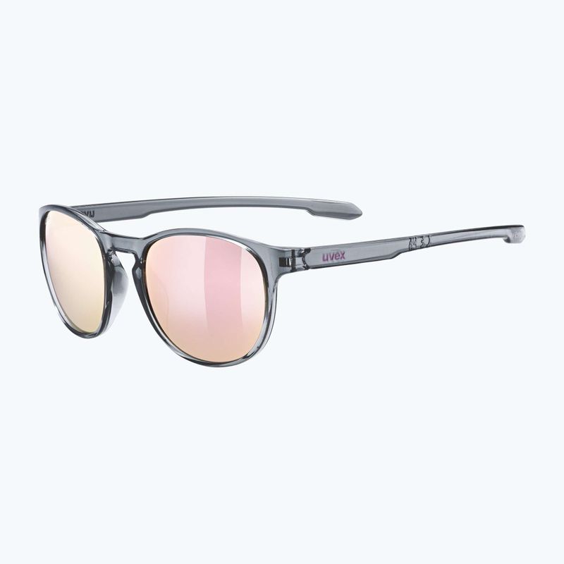 Окуляри сонцезахисні UVEX LGL 53 smoke/mirror pink 5