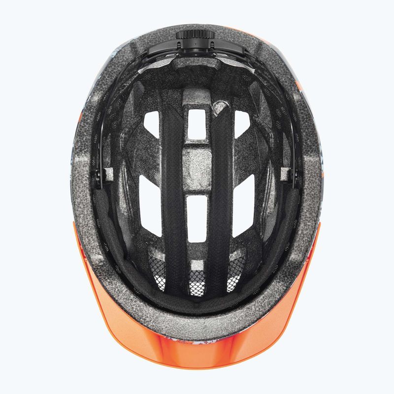 Шолом велосипедний дитячий UVEX Air Wing 2 papaya/bubble blue 12